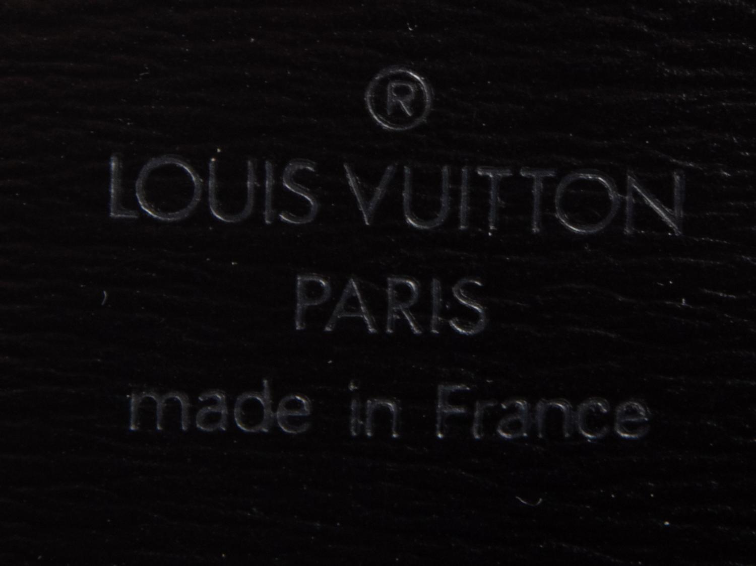 Louis Vuitton Black Epi Leather Cluny Bag