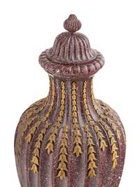 A Pair of Ormolu Mounted Porphyry Urns