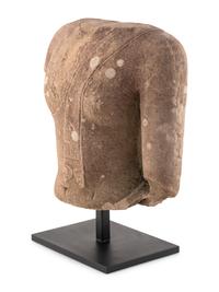 A Thai Stone Torso of Buddha