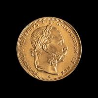[AUSTRIA] 1892-Dated 8 Florin/20 Franc Restrike Gold Coin