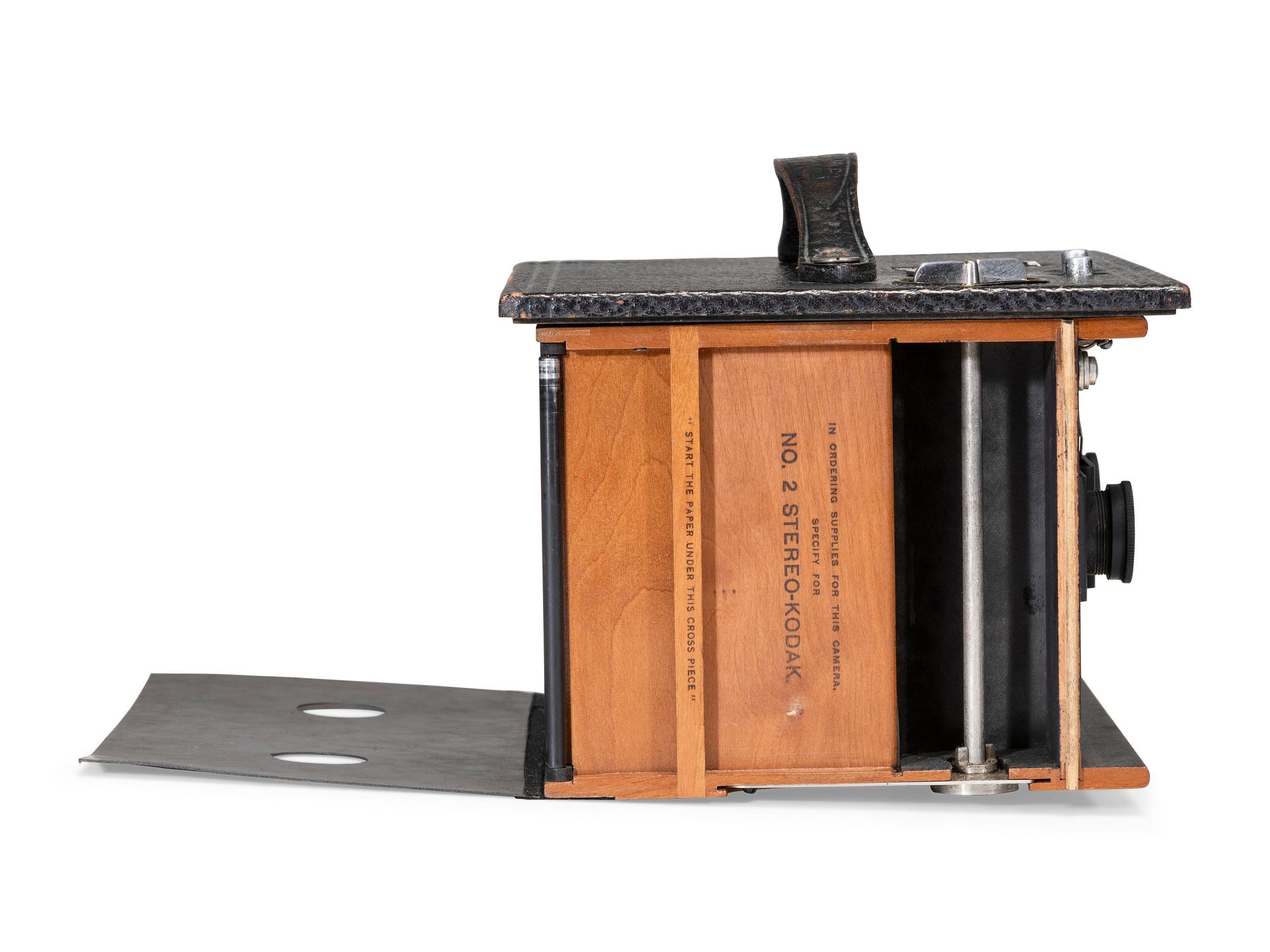 [EARLY PHOTOGRAPHY]. Eastman Kodak Co. No. 2 Stereo Kodak box camera. Rochester, NY, ca 1901-1905.