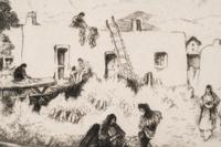 Corn Husking Time, edition 46/50