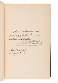 GRANT, Ulysses S. (1822-1885). Personal Memoirs . New York: Charles L. Webster & Company, 1885-86.