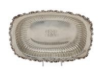 Sterling Ribbed Serving Dish