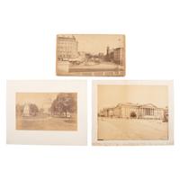[Early Photography] Group of 15 Large Format Photos of New York, Philadelphia, Washington, DC, and Mount Vernon.