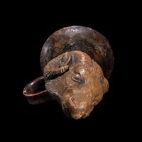 A Greek Pottery Rhyton