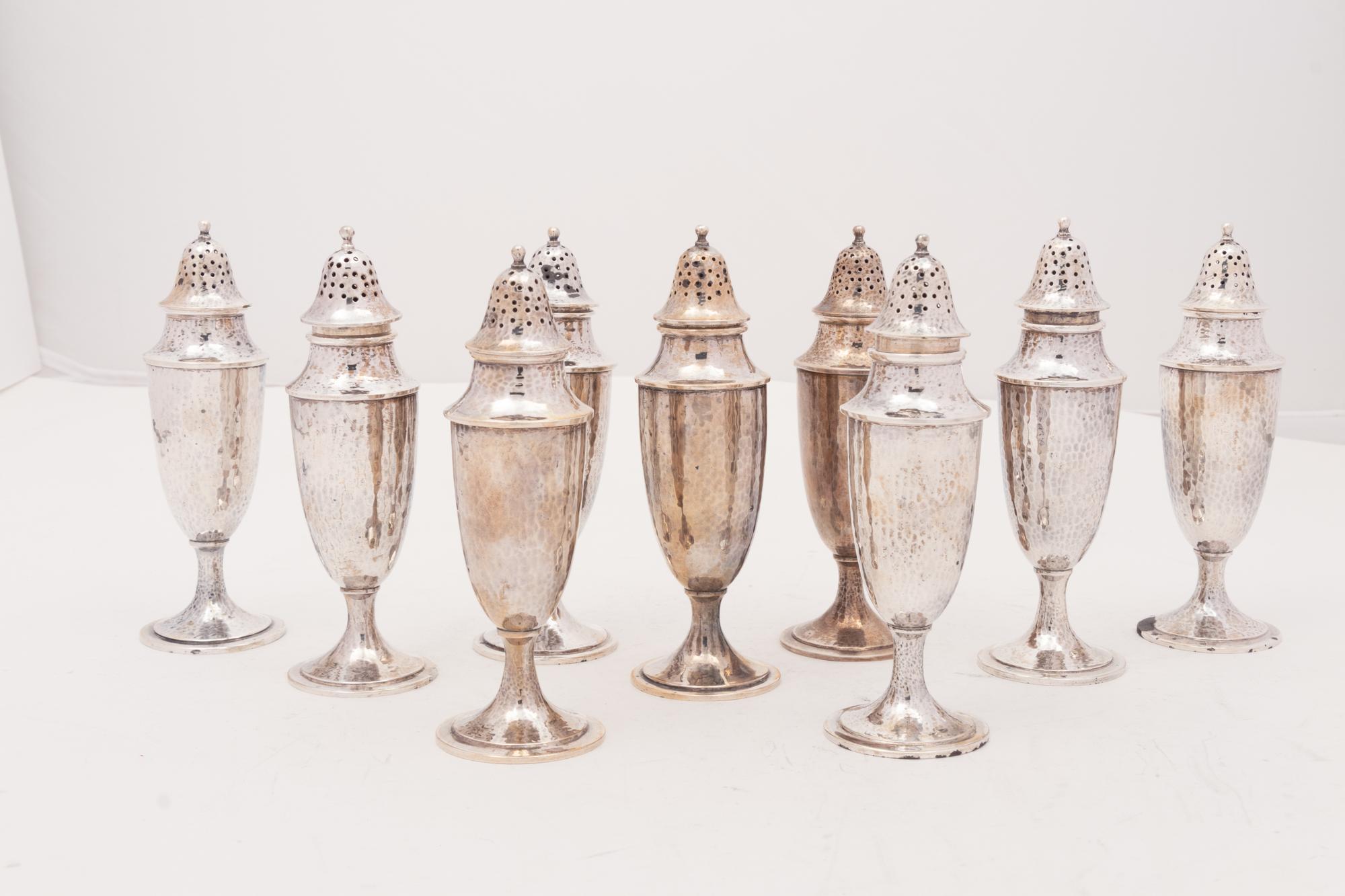 Eleven American Silver Casters
