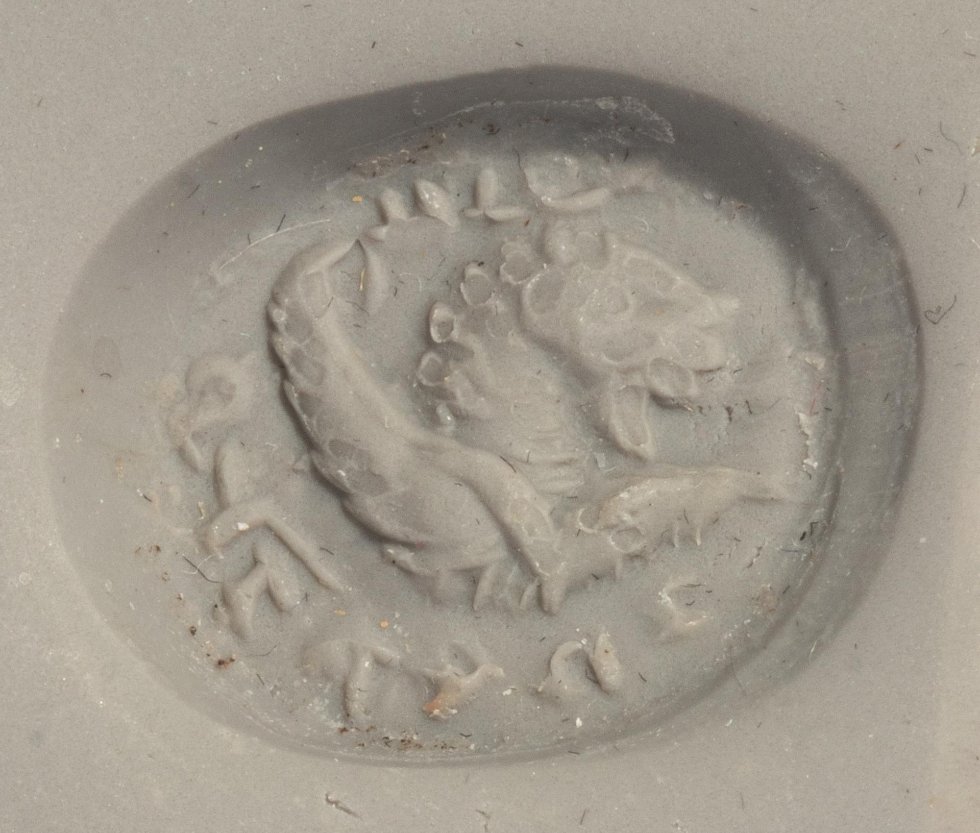 A Sasanian Jasper Stamp Seal