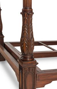 A George III Carved Mahogany Tester Bed
