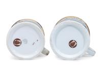 Two Railroad Worker's Porcelain Occupational Shaving Mugs