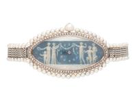 VERGER FRÈRES, BELLE ÉPOQUE, PLATINUM, PEARL AND DIAMOND WATCH