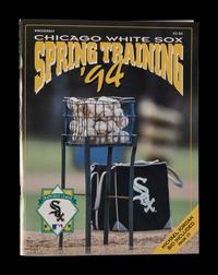 A Michael Jordan Signed Autograph 1994 Chicago White Sox Spring Training Program (Beckett Authentication Services Letter)