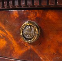 A Dutch Mahogany Demilune Side Table