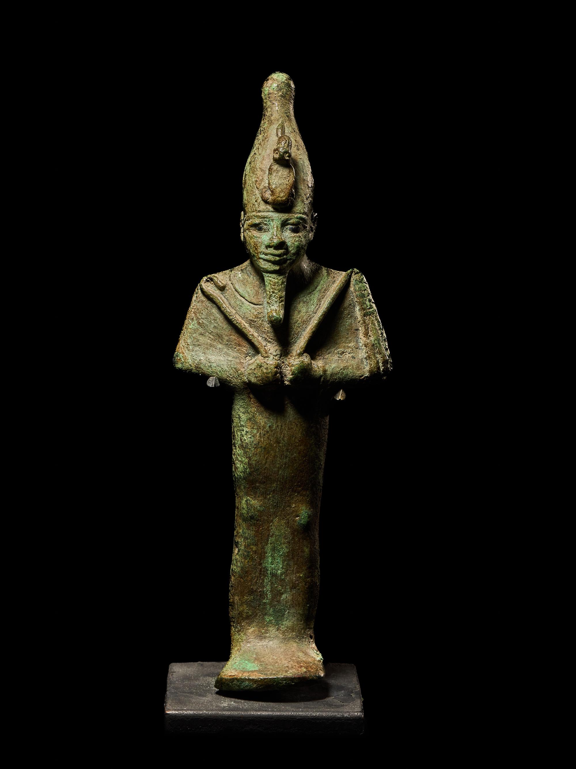 An Egyptian Bronze Osiris