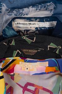 Two Designer Ensembles, Hanae Mori, Ken Scott and One Jeff Banks Shirt, 1970s
