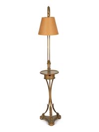 A French Gilt Bronze Lamp Table