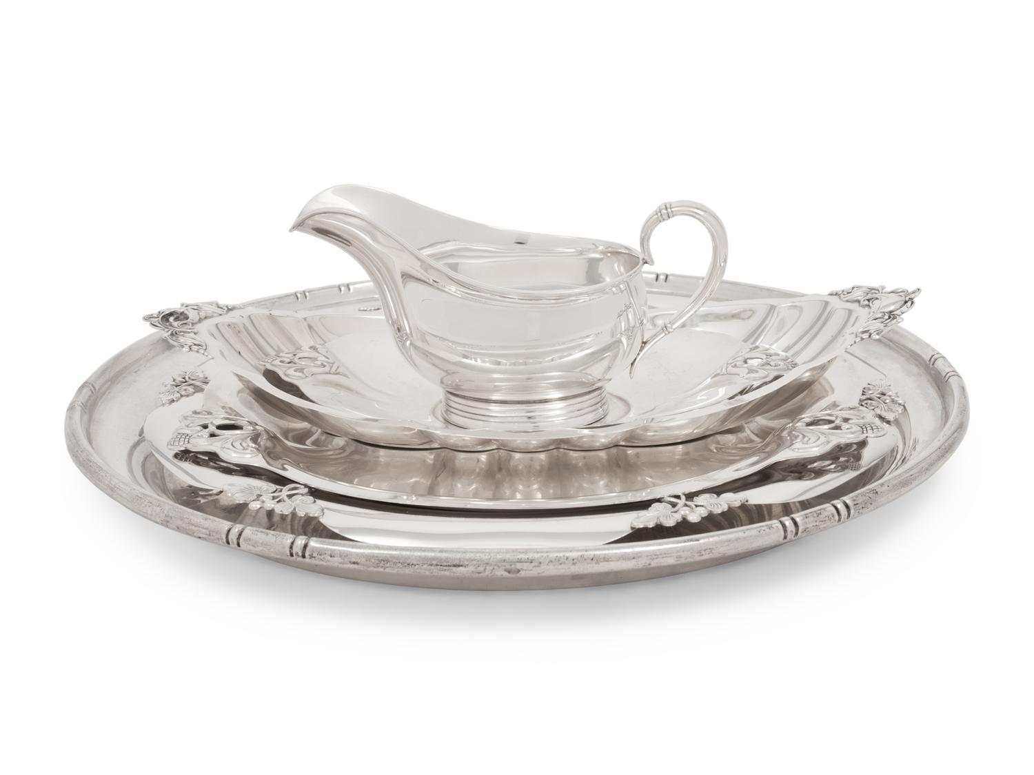 A Group of American Silver Table Articles