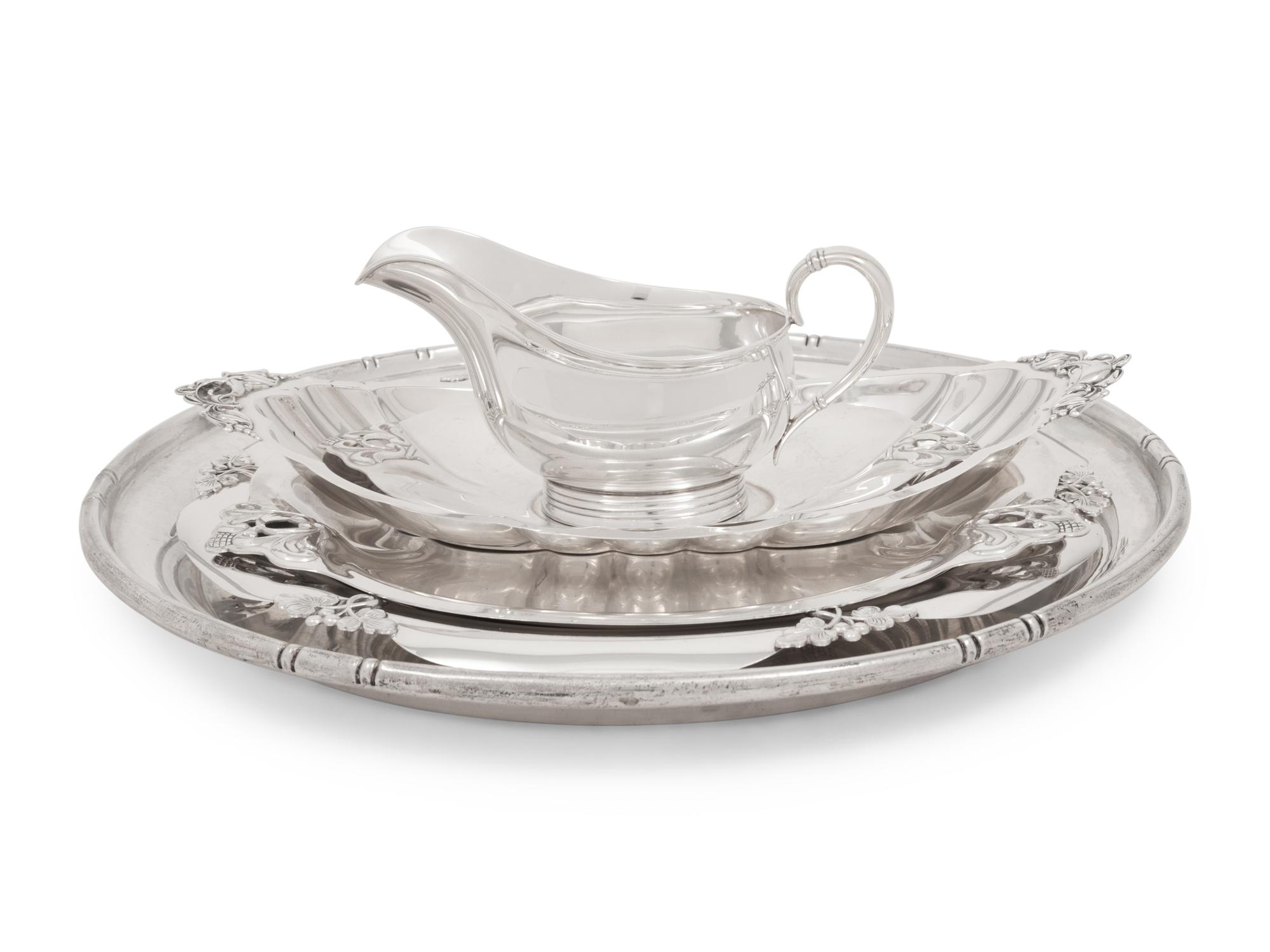 A Group of American Silver Table Articles