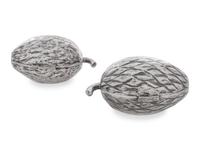 Two German Silver Etrog Boxes