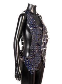 Paco Rabanne Metal Plate Vest, 1980-90s