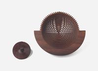 [REDUCE/REOFFER - $400/600] Hans Joachim Weissflog, Rocking Bowl and Drunken Wood Box