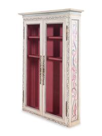 A Don Rousseau Hanging Cabinet with Later Paint