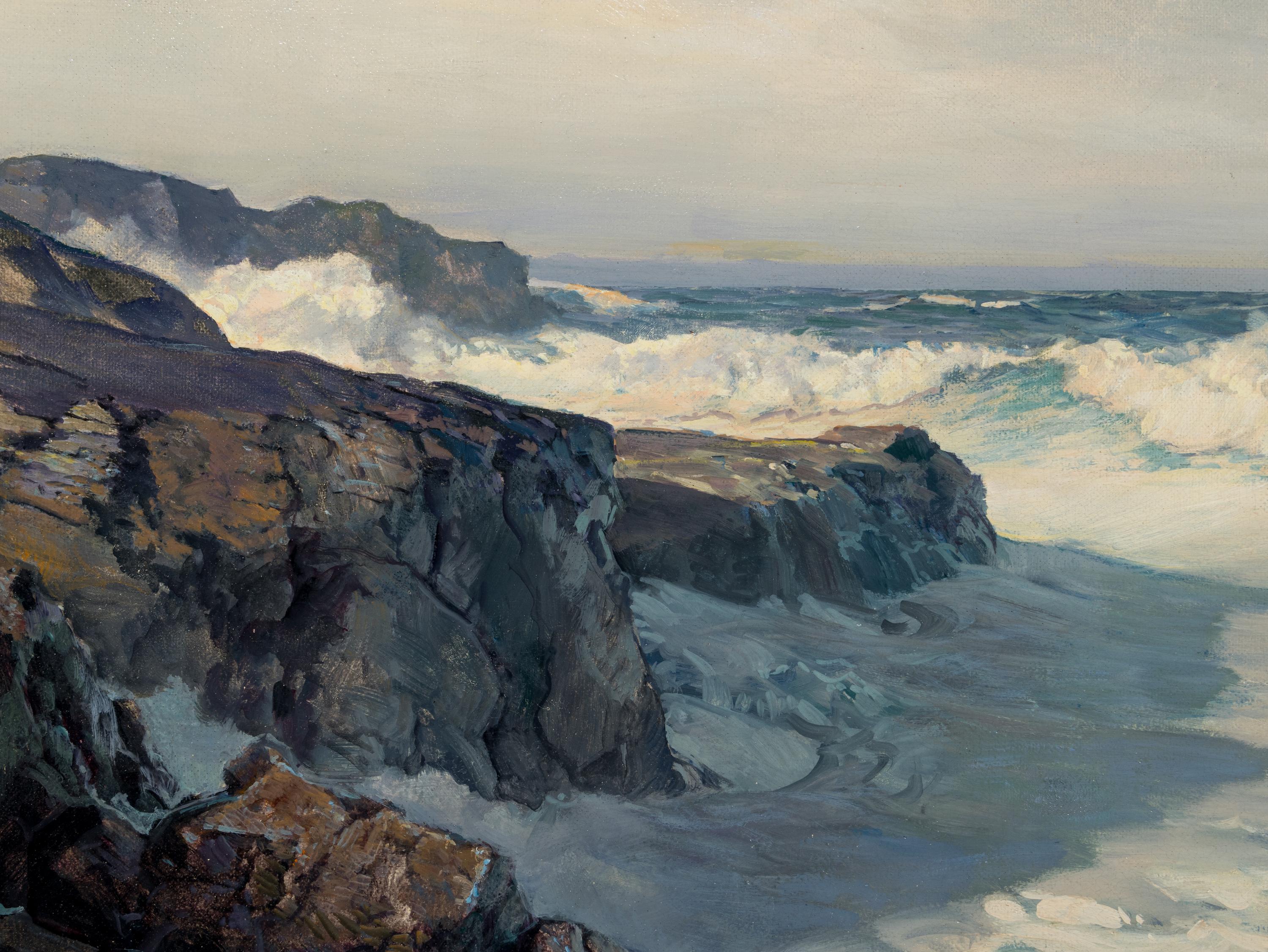 Frederick Judd Waugh (American, 1861-1940) — Sea and Rocks