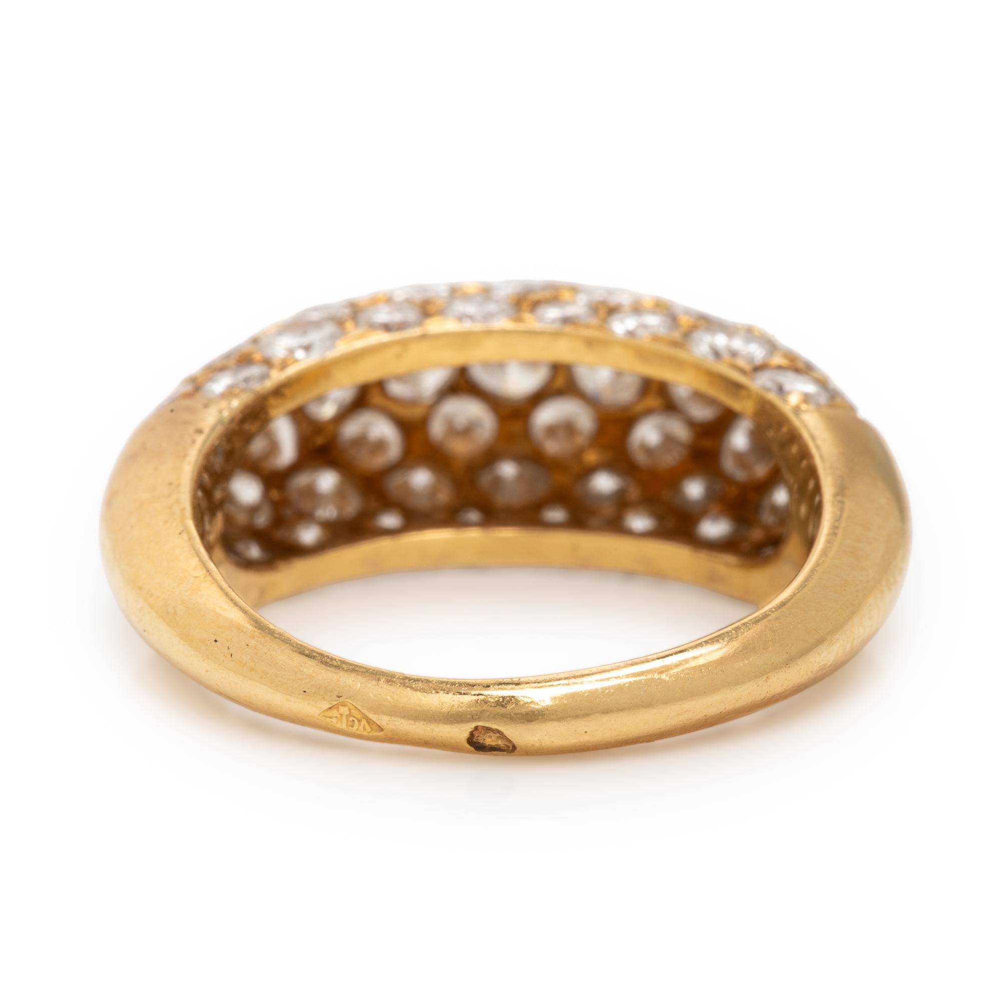 Van Cleef & Arpels, Diamond and Yellow Gold Ring