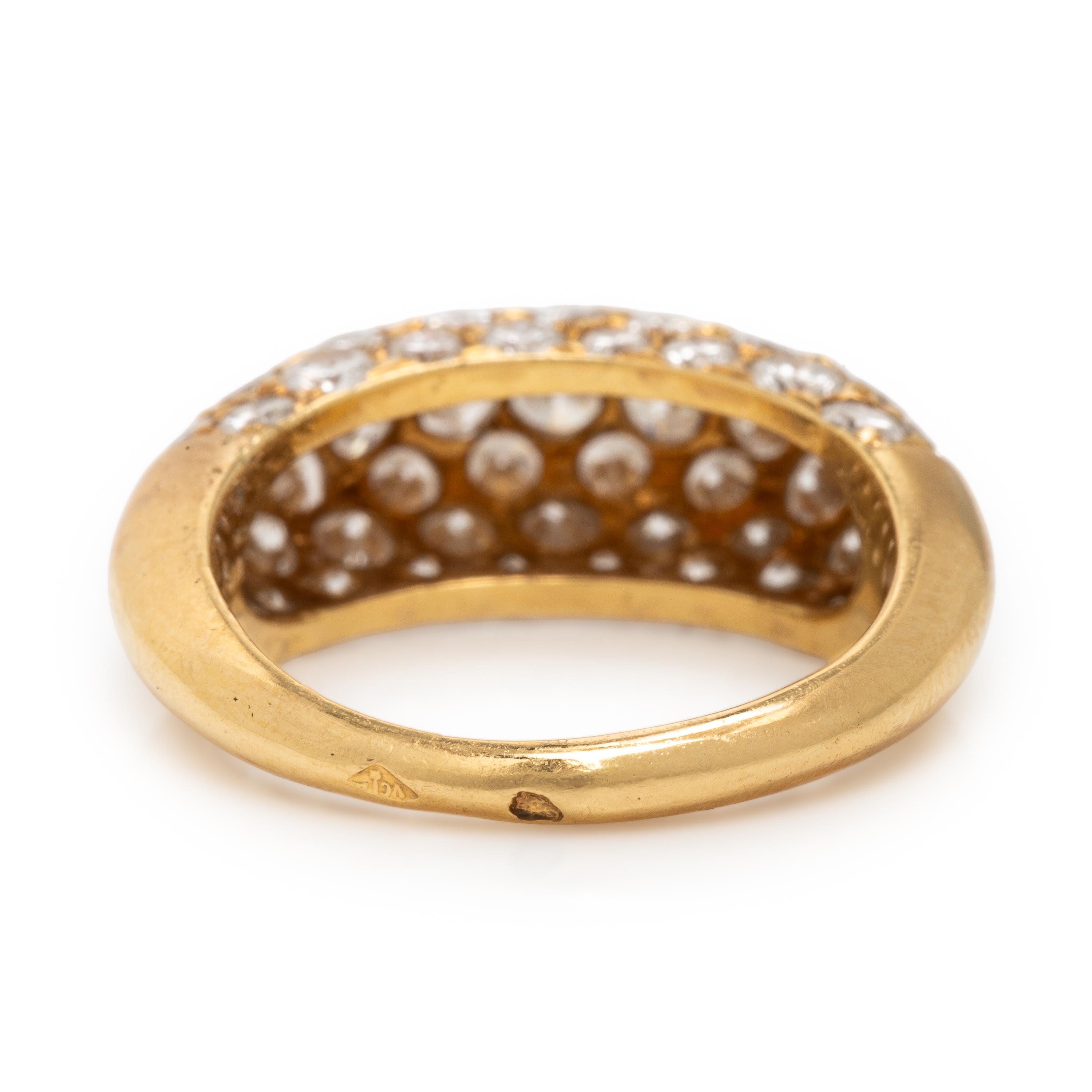 Van Cleef & Arpels, Diamond and Yellow Gold Ring