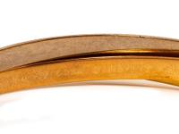 CARTIER, TRICOLOR GOLD 'TRINITY' BANGLE BRACELET