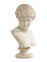 An Italian Marble Bust of Hermes