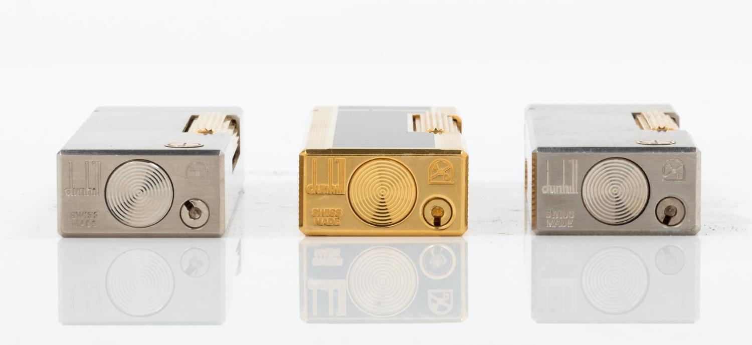 Three Dunhill Lighters