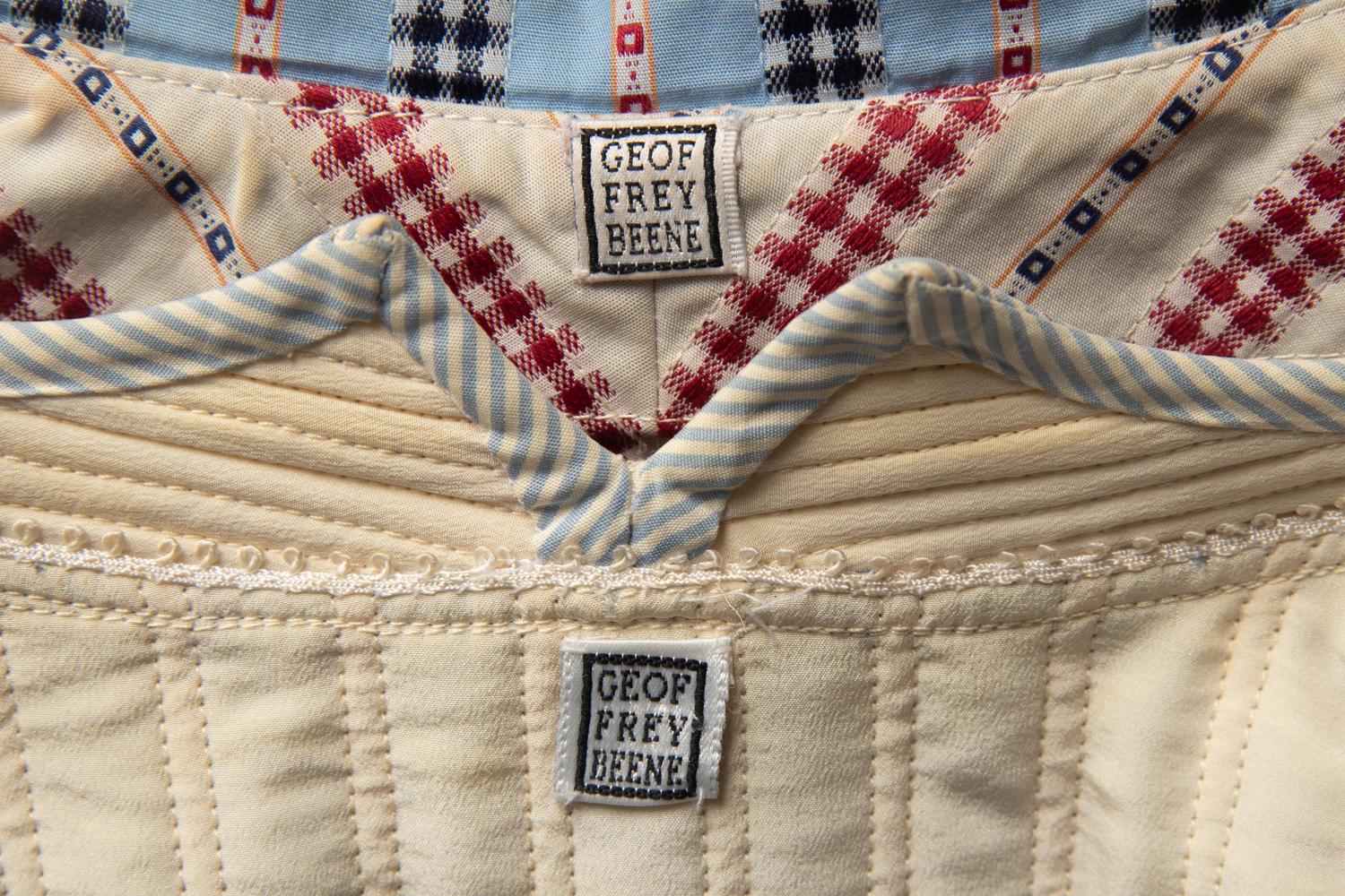 Two Geoffrey Beene Striped Jackets