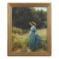 Lady in the Garden
