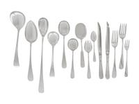 An American Arts & Crafts Silver Flatware Service