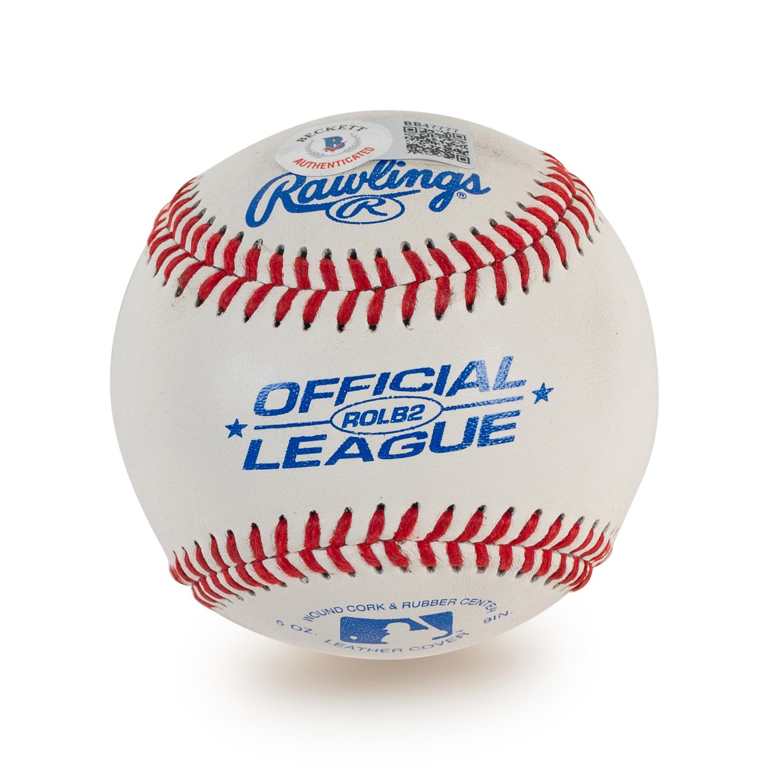 A Group of Four Ernie Banks Signed Autograph Items (BAS Beckett Authentication Services Certified),