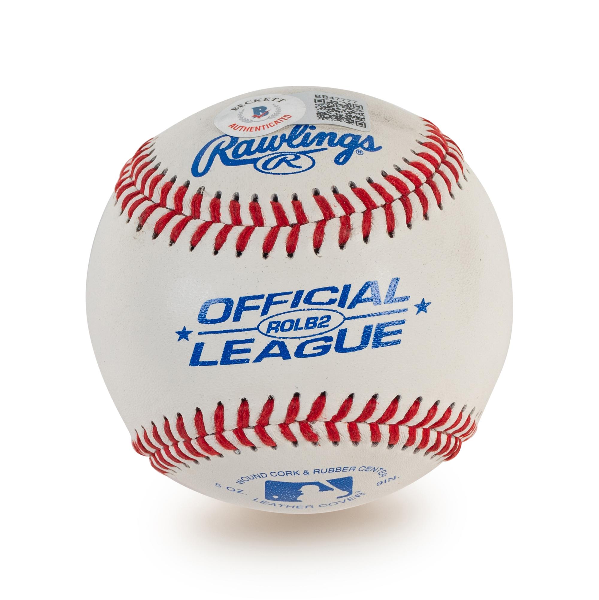 A Group of Four Ernie Banks Signed Autograph Items (BAS Beckett Authentication Services Certified),
