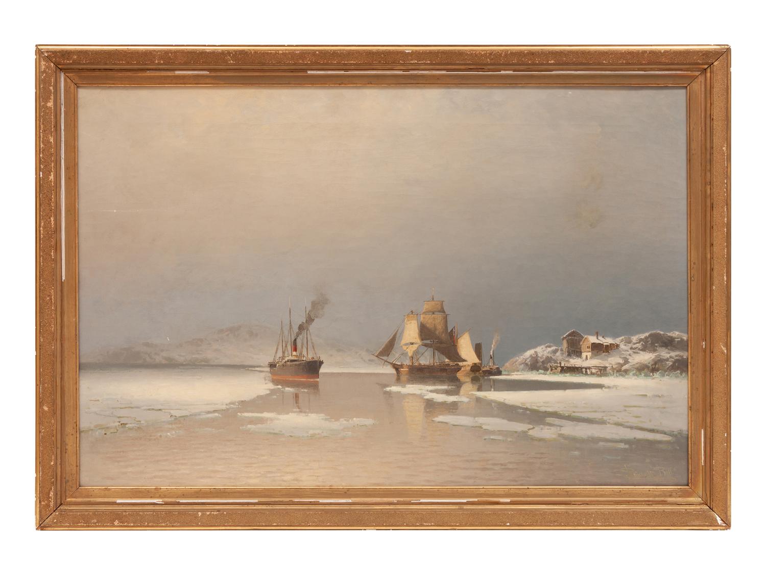 Norwegian Harbor Scene