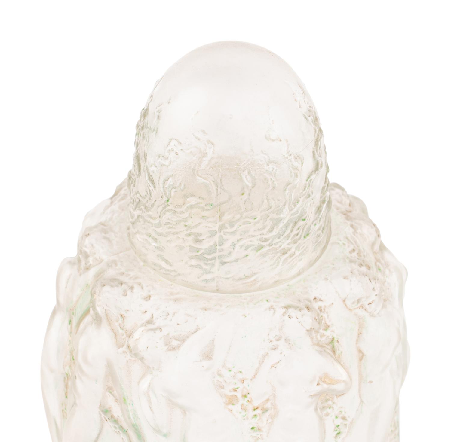 A Lalique Frosted Glass ' Sirenes' Perfume Bottle