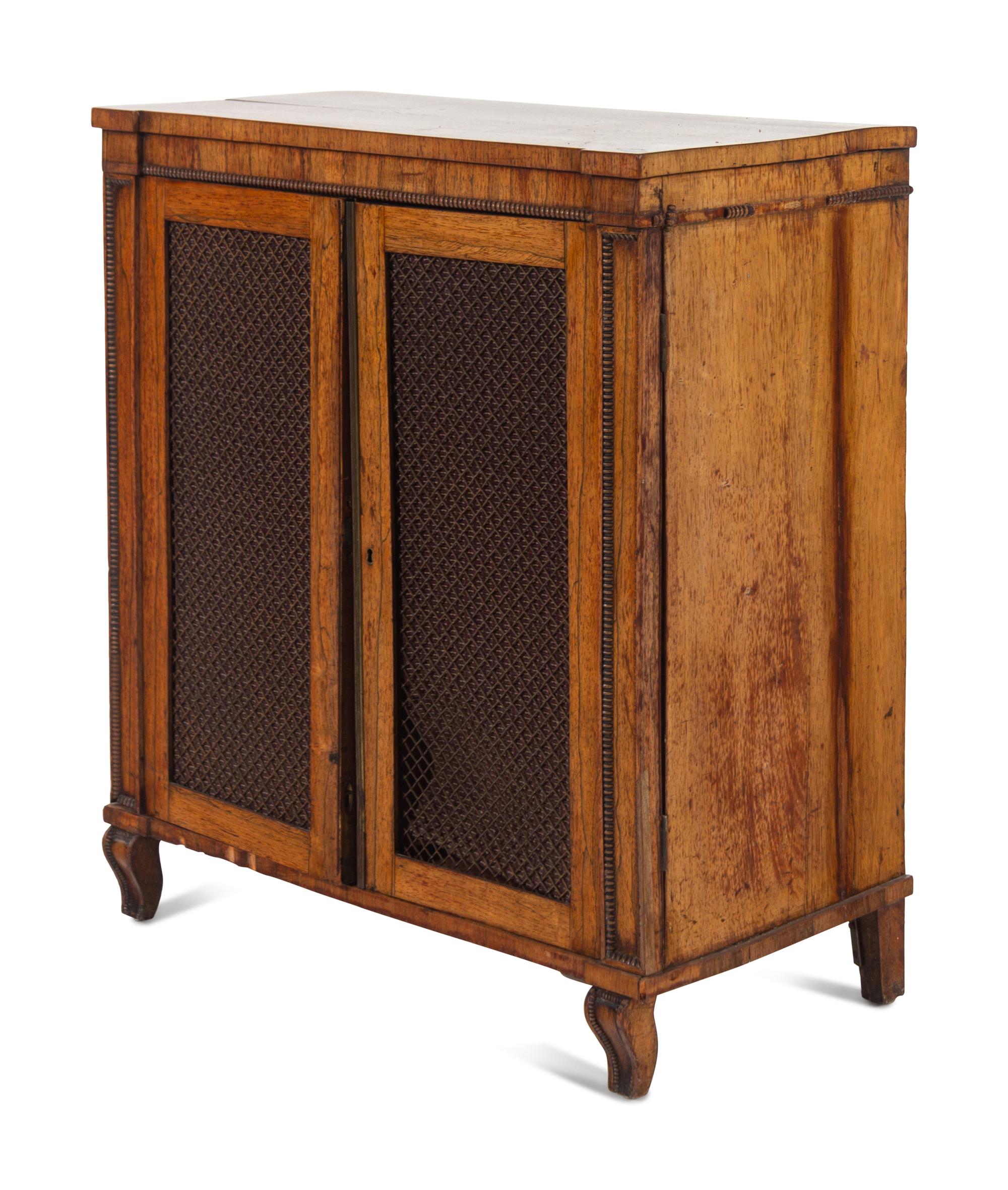 A Regency Rosewood Cabinet
