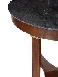 An Empire Mahogany Marble-Top Guéridon