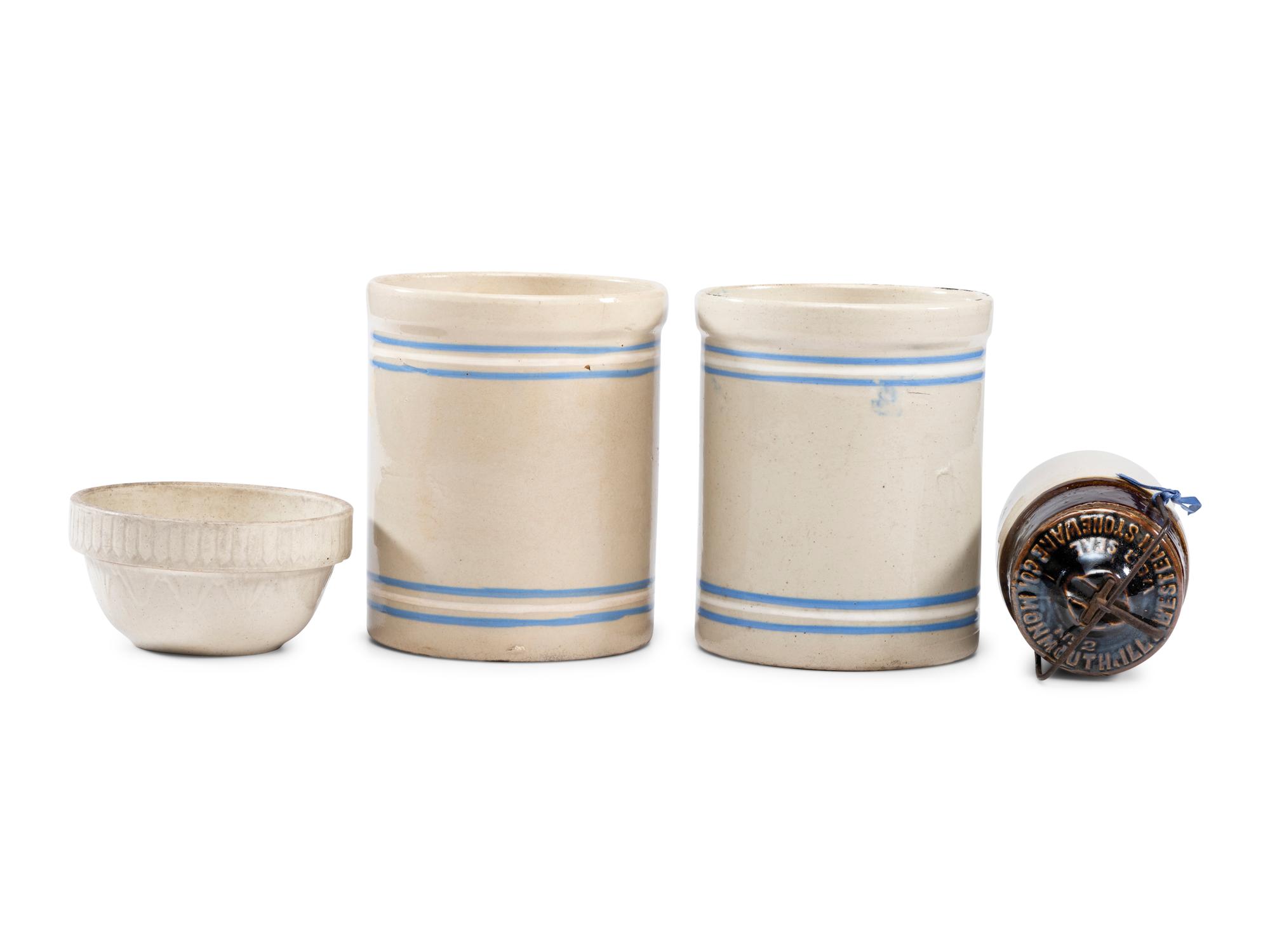Four Stoneware Articles