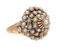 A Collection of Gold and Pearl Jewelry, 4.90 dwts.