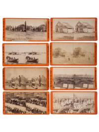 [CIVIL WAR]. A collection of 90 stereoviews from "The War for the Union" series. E. & H.T. Anthony, New York.