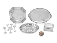 A Group of Ten Continental Silver Articles
