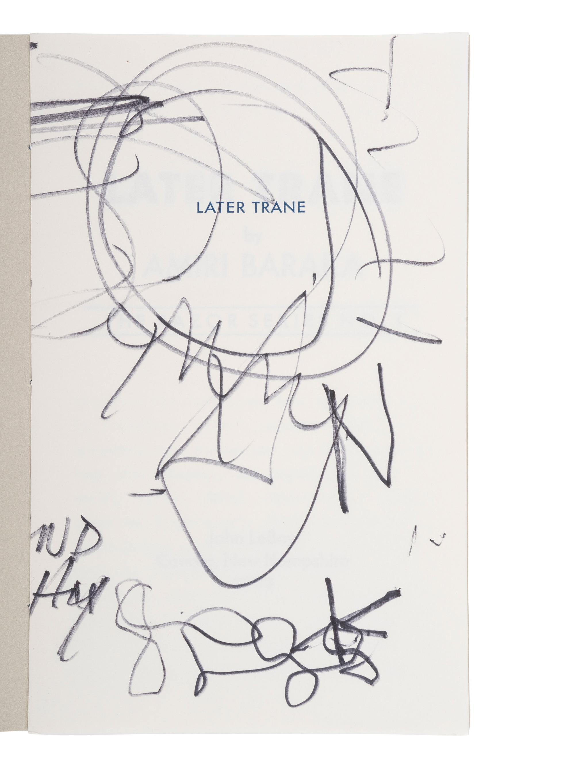 [MUSIC - ARTS]. BARAKA, Amiri. Later Trane . [ With: ] Black Arts: An Anthology of Black Creations .