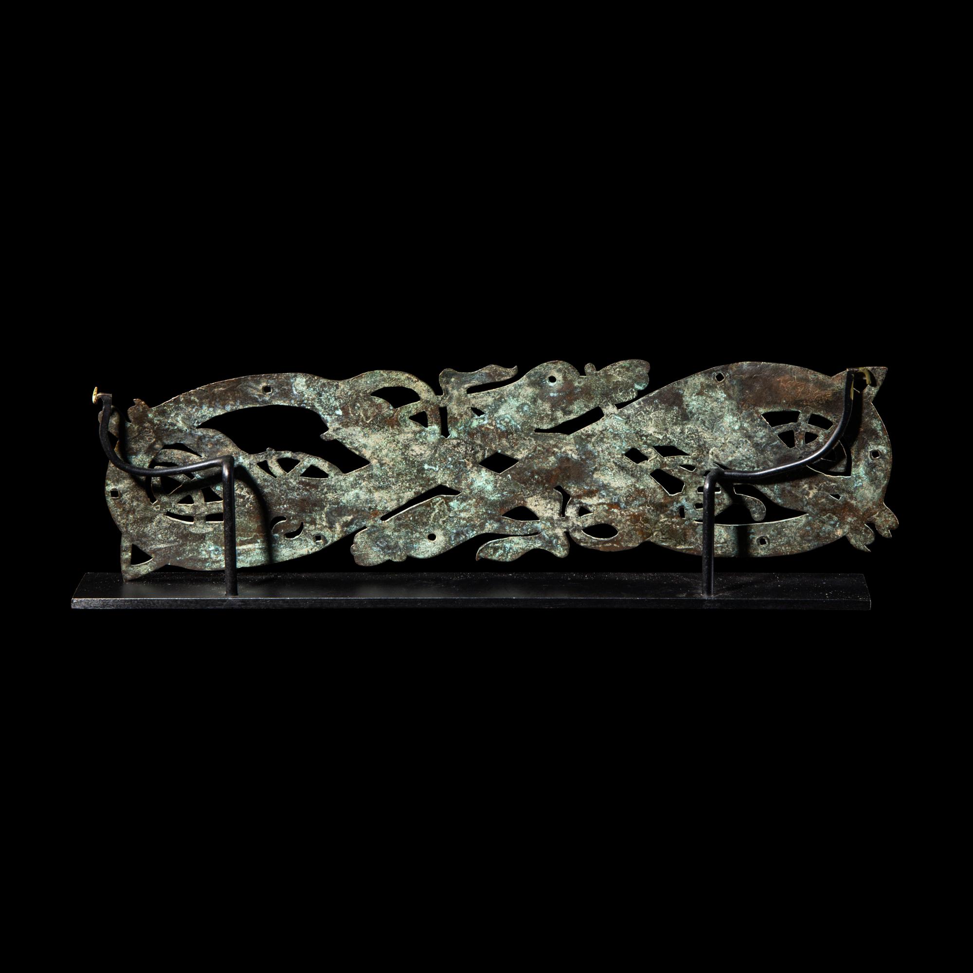 A Viking Bronze Band Fitting