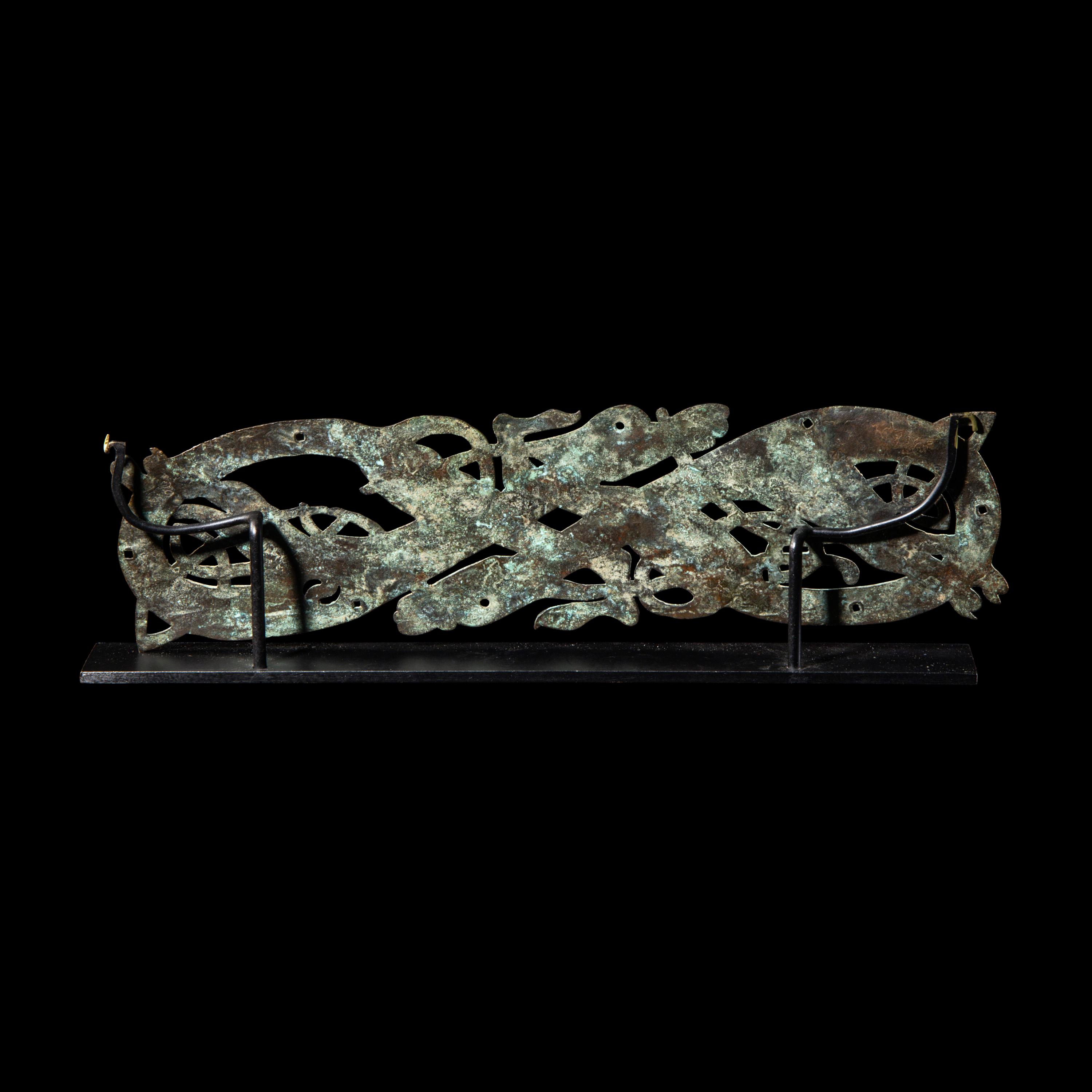 A Viking Bronze Band Fitting