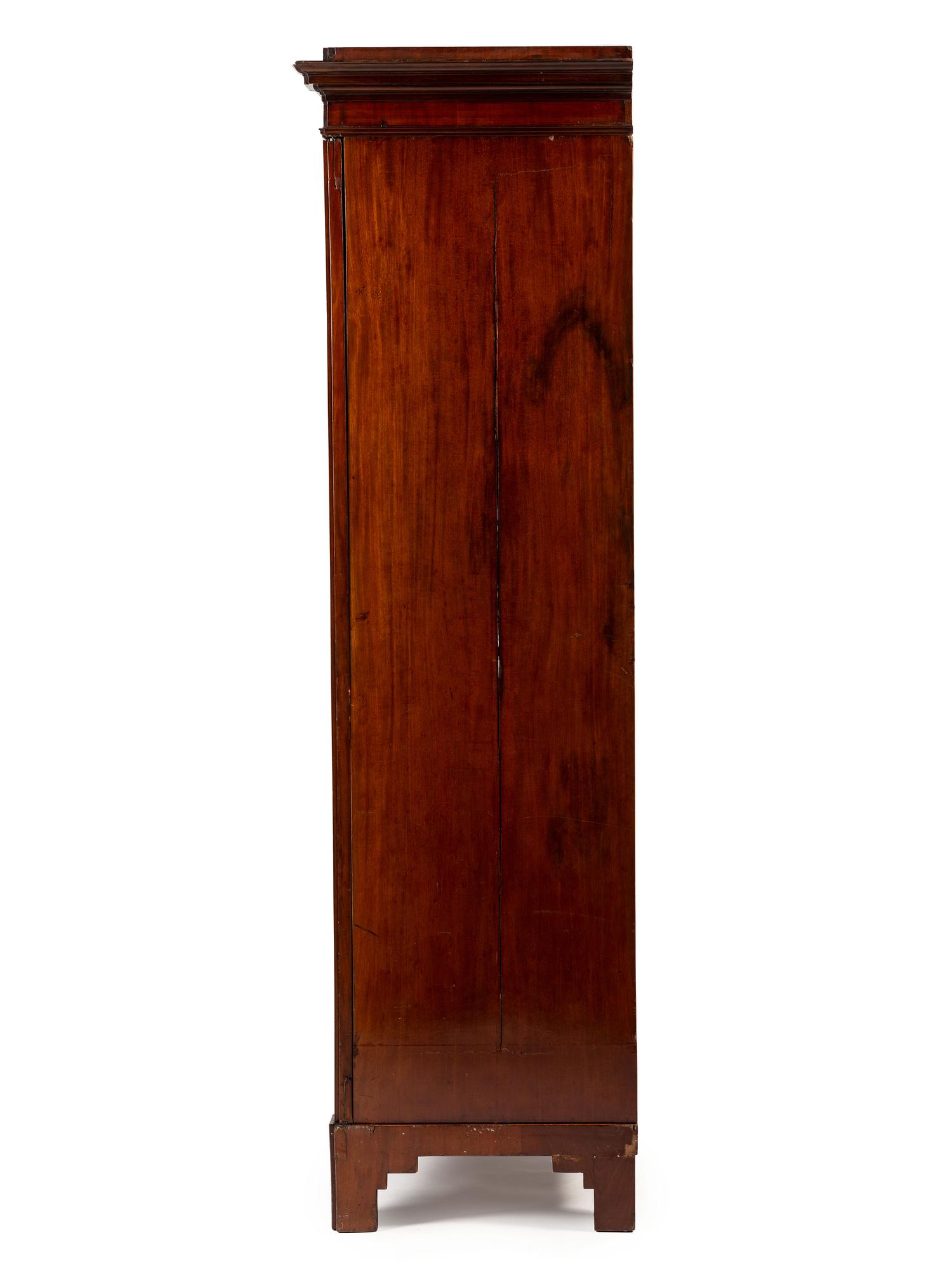A Russian Brass Mounted Mahogany Armoire