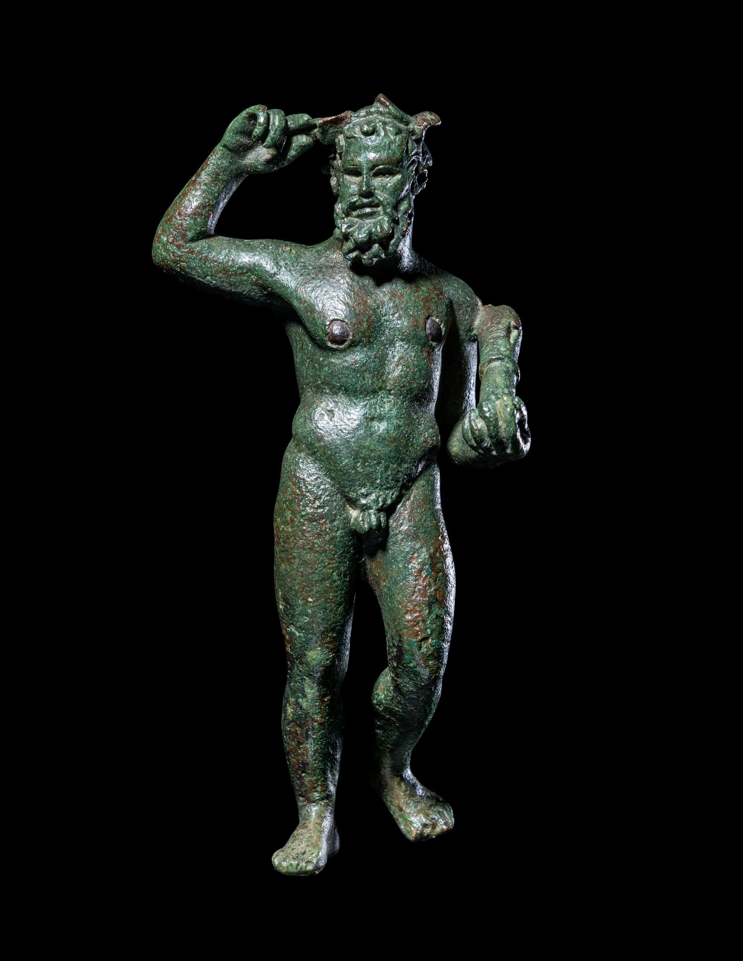 A Hellenistic Bronze Nude Herakles